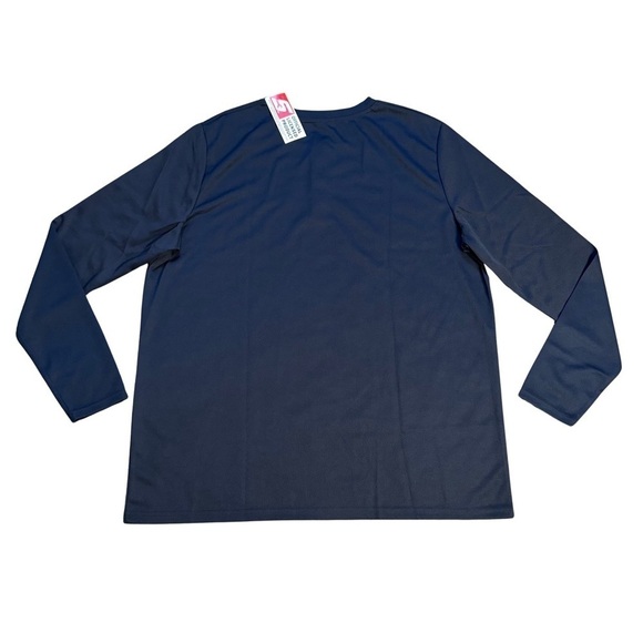 Snap-On Tools Blue Long Sleeve Jersey Mesh Henley Performance Shirt - XXL - Picture 3 of 6